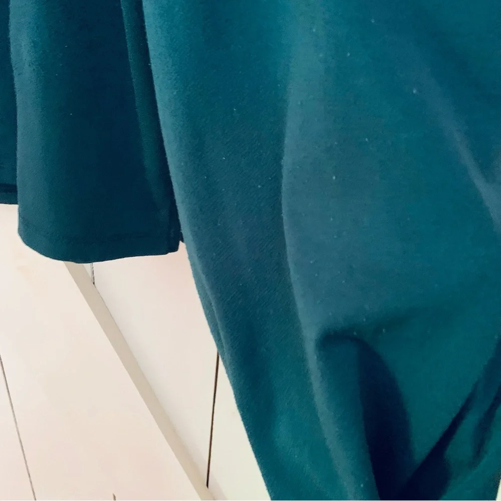 Banana Republic Jade Green Blouse Square Neck Flowy Medium M